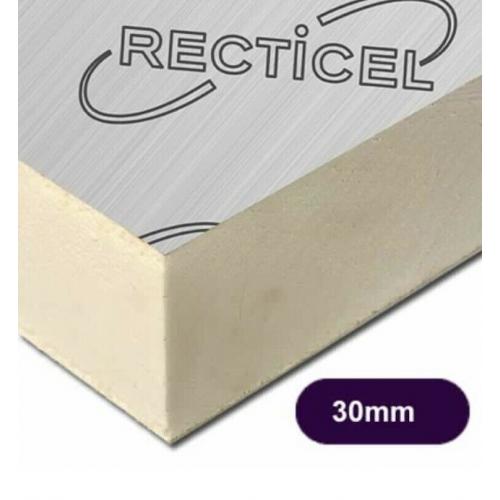 Five 2400 x 1200 x 30mm Recticel PIR Boards