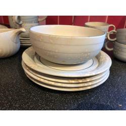 Hornsea Cirrus China Crockery Set
