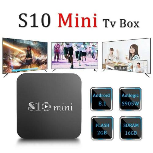 TV BOX S10 MINI 2+16GB Quad Core Amlogic S905W Android 8.1
