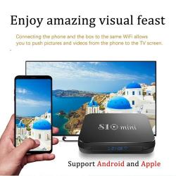 TV BOX S10 MINI 2+16GB Quad Core Amlogic S905W Android 8.1