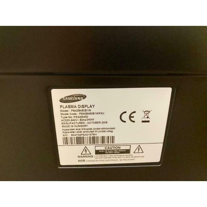 Samsung 42? plasma TV