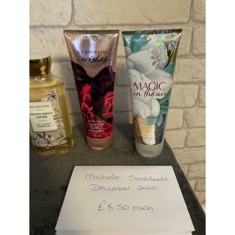 Bath & Body Works Body Care Items
