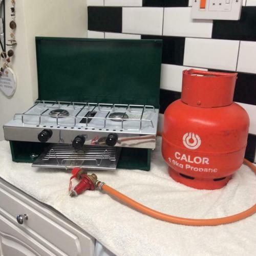 New Double Burner And Grill