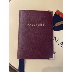 Aspinal of London leather passport cover