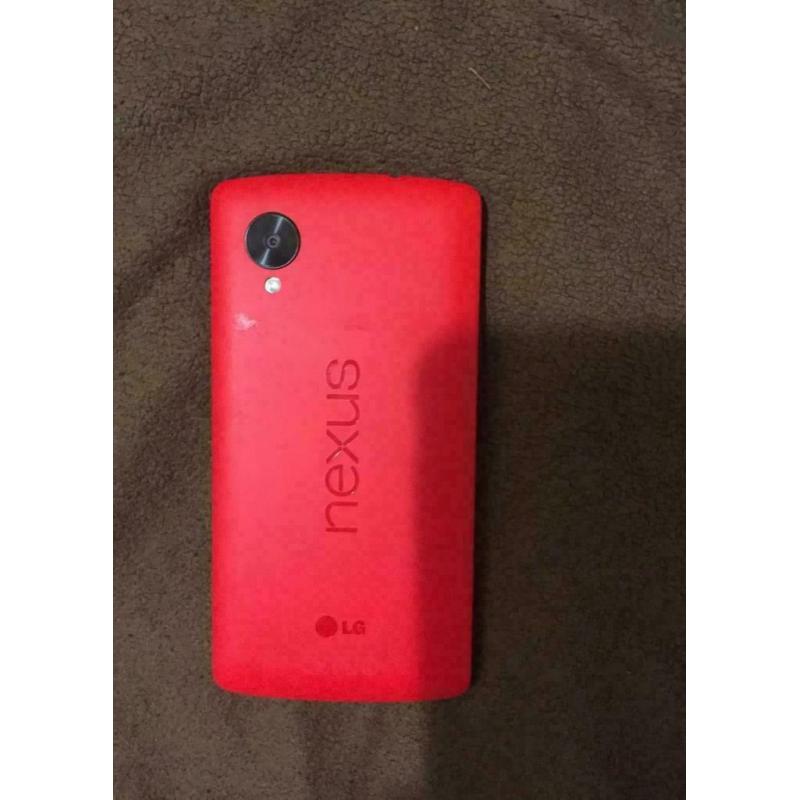 Nexus 5 smartphone red unlocked mint cheap android