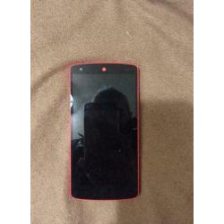 Nexus 5 smartphone red unlocked mint cheap android