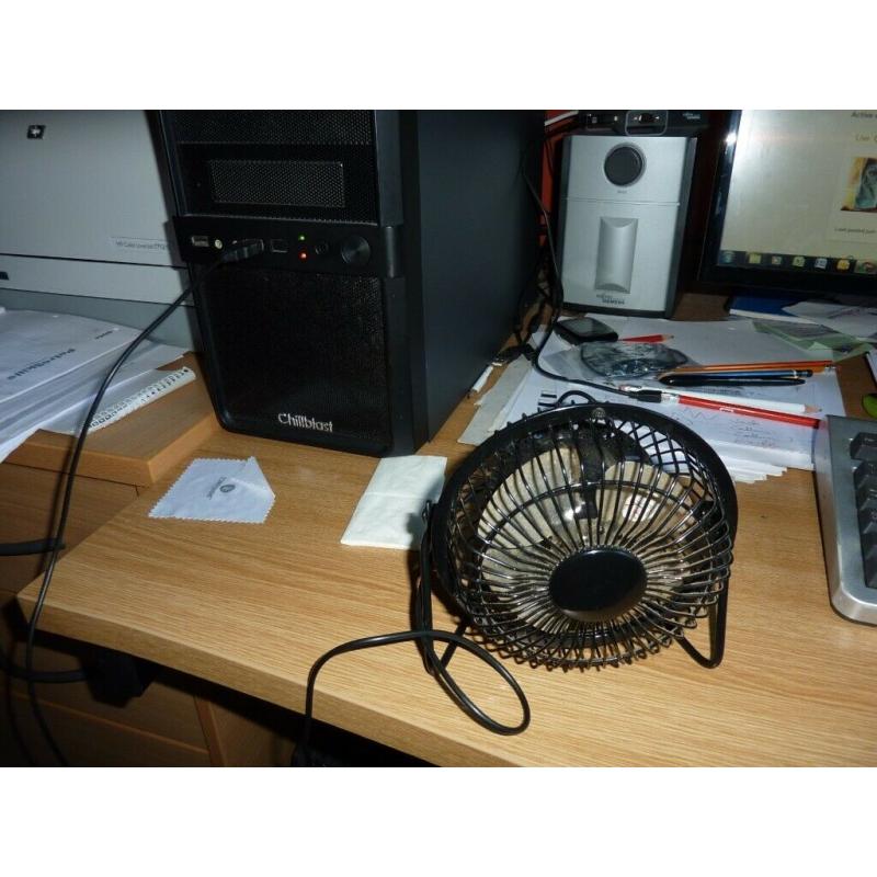 4 inch USB desk fan