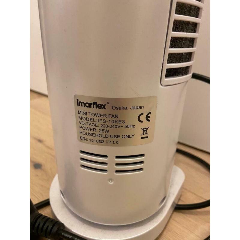 Imarflex desk tower fan ( small)