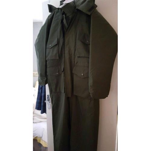 All in one mens fishing suit large new