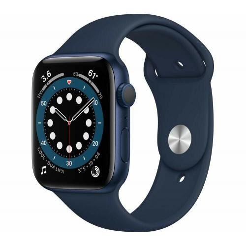 APPLE Watch Series 6 - Blue Aluminium with Deep Navy Sports Band, 44 mm