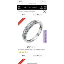 Engagement&wedding ring