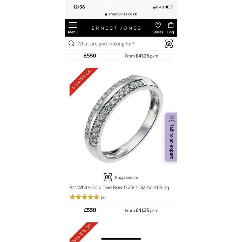 Engagement&wedding ring