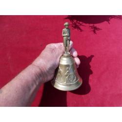 HEAVY BRASS NAPOLEAN BELL 3 INCHES HEIGHT
