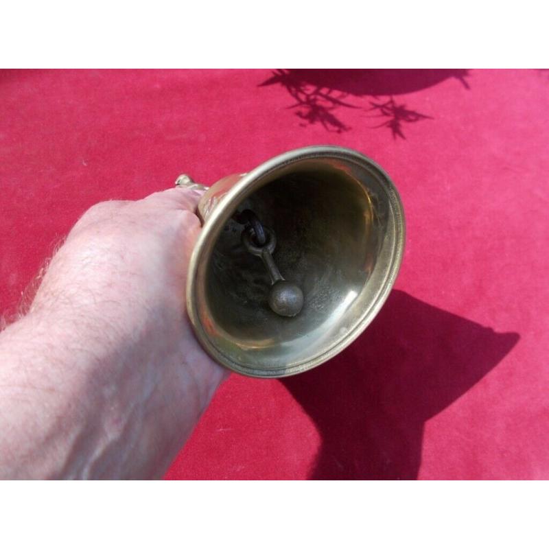 HEAVY BRASS NAPOLEAN BELL 3 INCHES HEIGHT