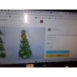 CHRISTOPHER RADKO,THOMAS POCCINI GLASS BAUBLES