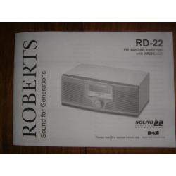 ROBERTS RD-22 FM RDS/DAB digital radio