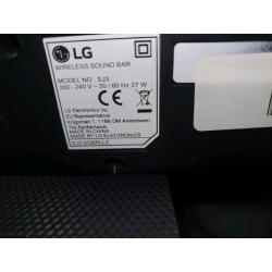 Lg soundbar with wireless subwoofer