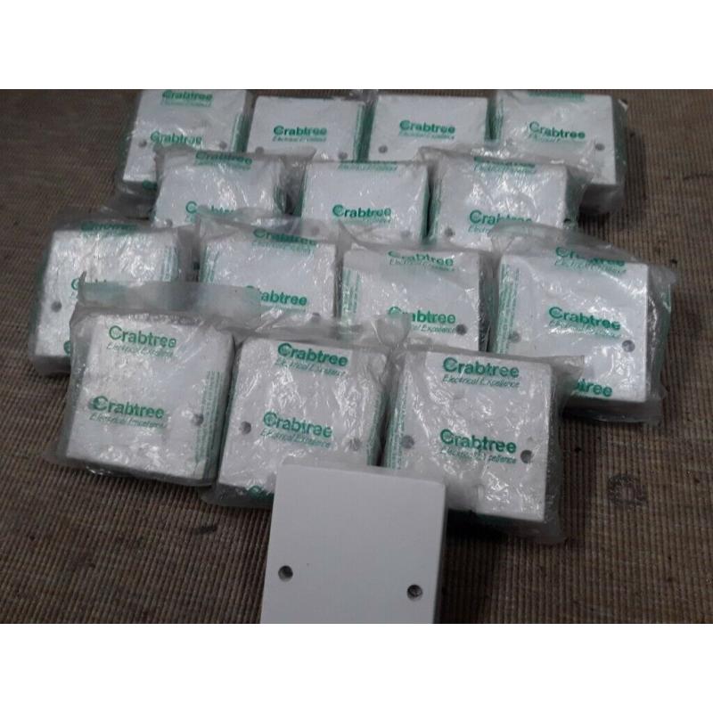Crabtree 45amp cooker outlet plate x15 job lot
