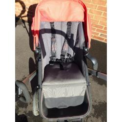 Bugaboo Cameleon 3 Travel System - Red/Dark Grey - Lots of Extras
