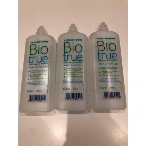 Bio true contact lens solution