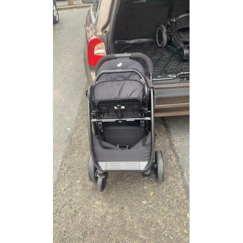 Joie Evalite Duo Twin Pushchair with Rain Cover. Collection only from Bolton