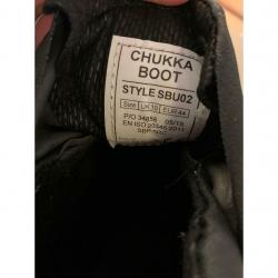 Steel toe capped chukka safety boot - size 10 (U.K.)