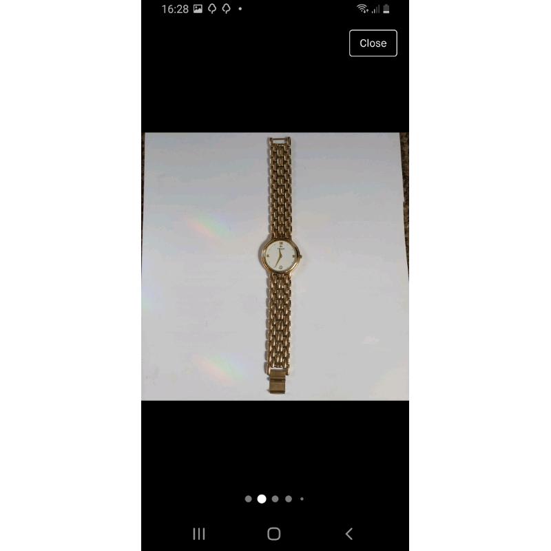 Raymond Weil Geneve 9416 18k electroplated Ladies Gold Colour Wristwat
