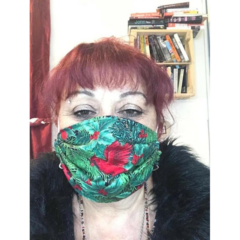 Christmas face masks
