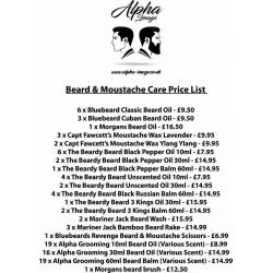 Beard Care & shaving products business