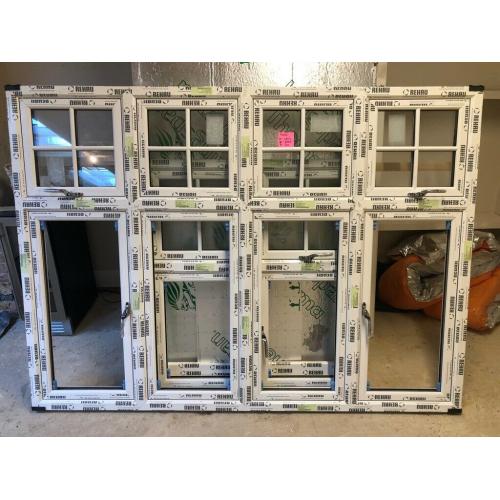 Six Brand New UPVC Flush Casement Windows