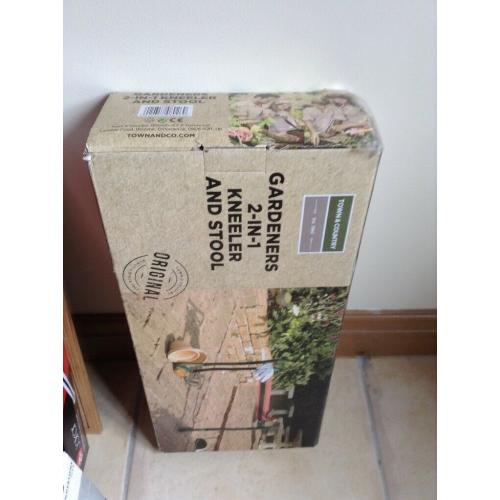 Garden kneeler and stool
