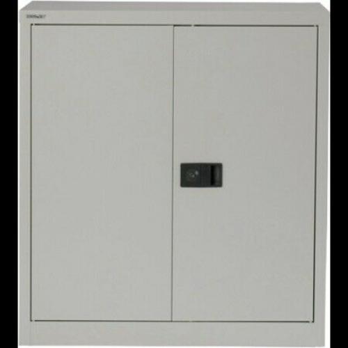 Bisley 2 Door Regular Door Cupboard Economy Grey 914 x 400 x 1,000mm Office Storage CL1