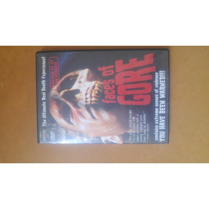 Rare DVD Banned in 37 Countries Faces of Gore