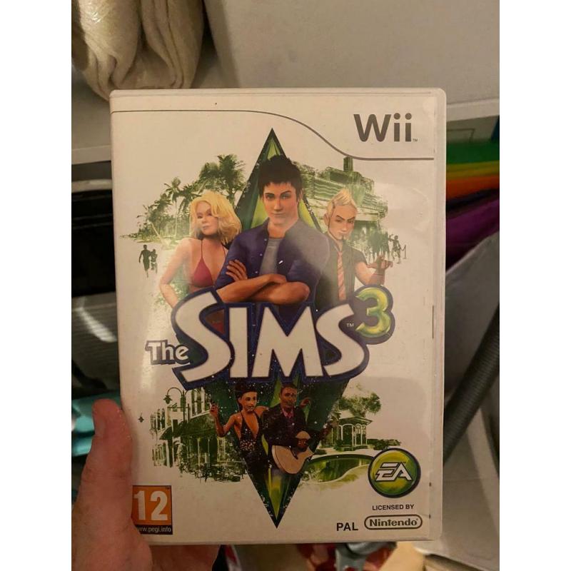 Sims 3 Nintendo wii
