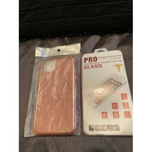 Brand new Pink glittery IPhone 11 case with protective cover