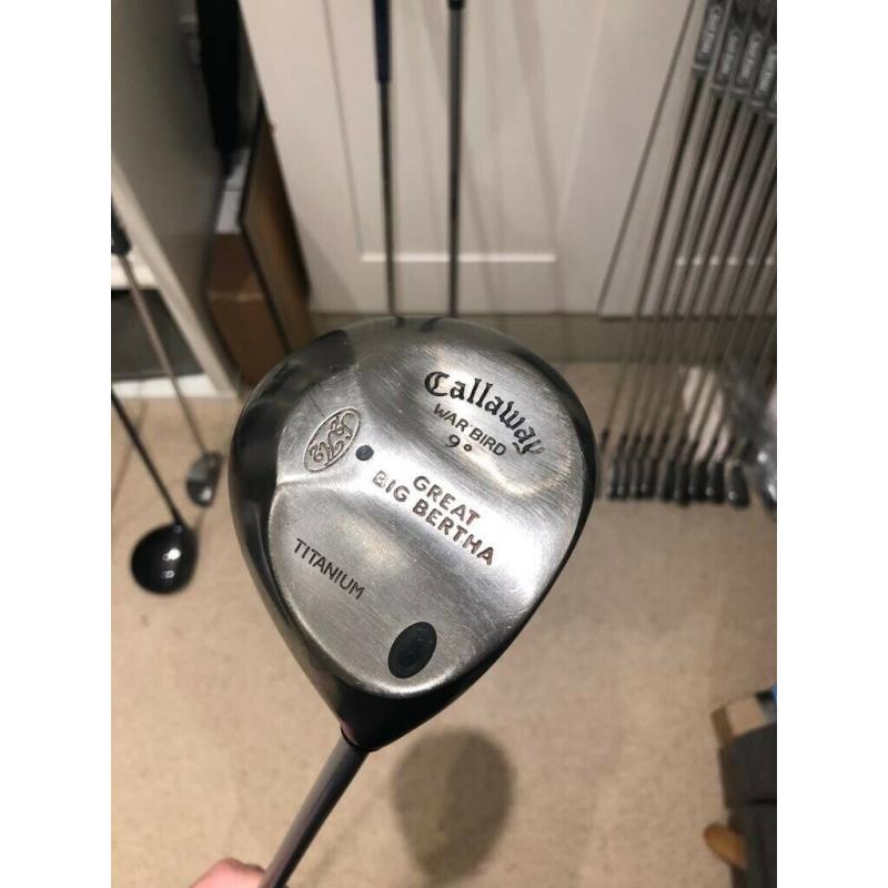 Callaway Great Big Bertha War Bird Drivers & 3 Wood - Regular Flex Graphite Shaft - RH