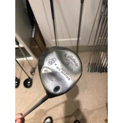 Callaway Great Big Bertha War Bird Drivers & 3 Wood - Regular Flex Graphite Shaft - RH