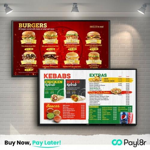Signage Screens ? Digital Menu Board - Advertisement Screen Crystal Clear HD Menu Boards