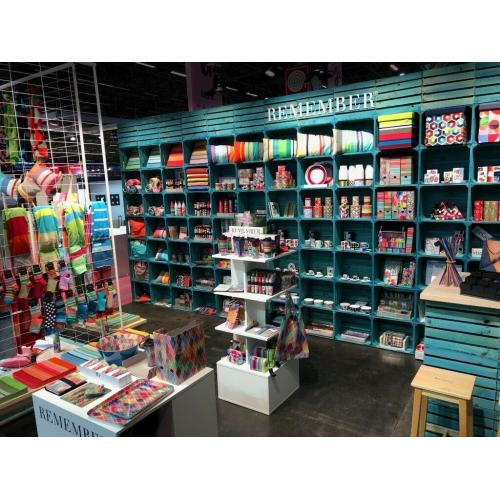 Wooden crates for shopfitting