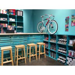 Wooden crates for shopfitting