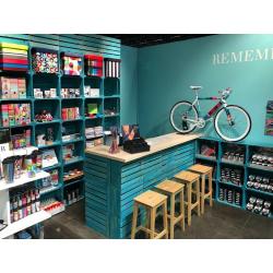 Wooden crates for shopfitting