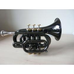 Carol Brass Black Hawk Pocket Trumpet CPT3000-GLS
