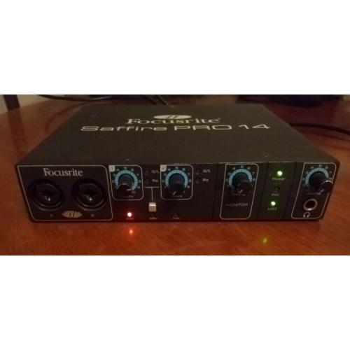 Focusrite Saffire Pro 14 Firewire Audio / MIDI Interface - For parts