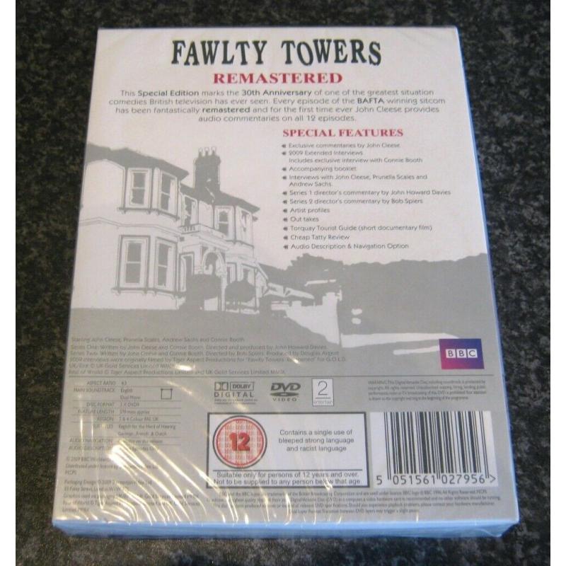 Fawlty Towers complete collection DVD set New & sealed