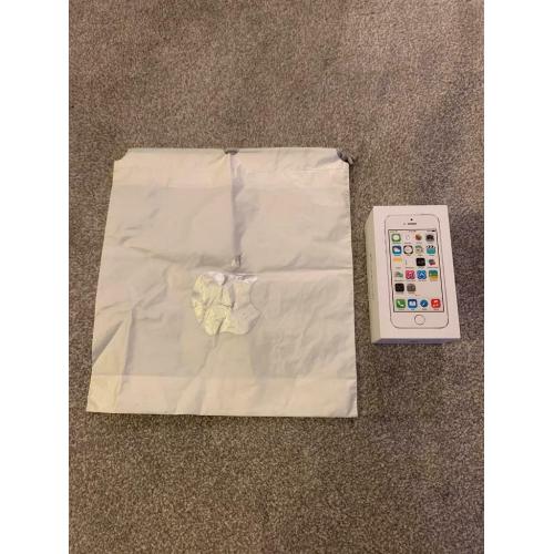 iPhone 5S box and bag