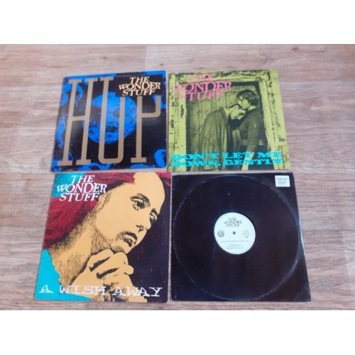 4 x the wonder stuff vinyl LP / 12 inch