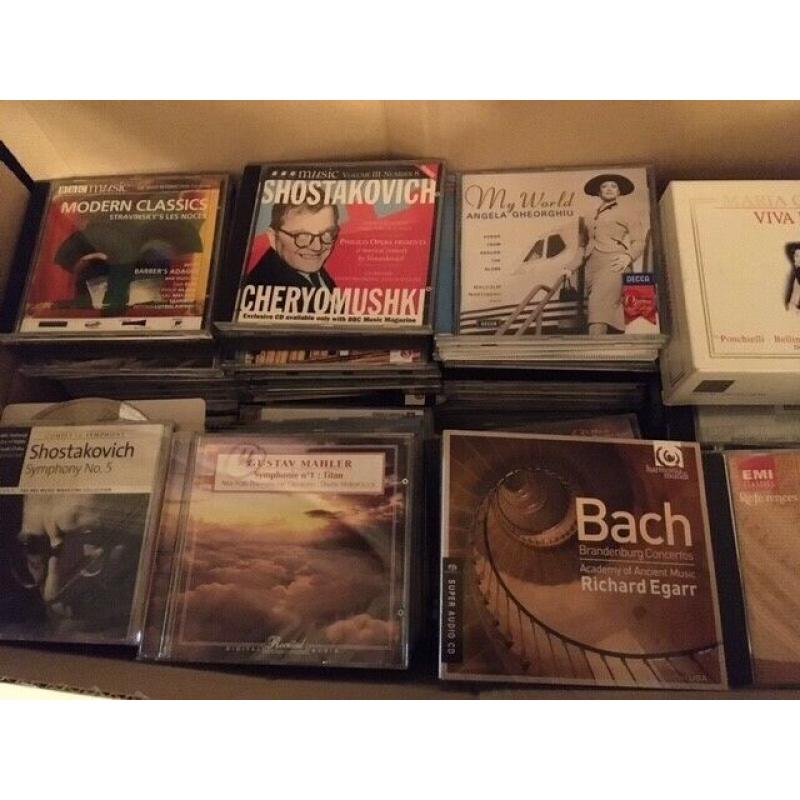 Classical music CDs and audiobooks FOR SALE - must be collected this week