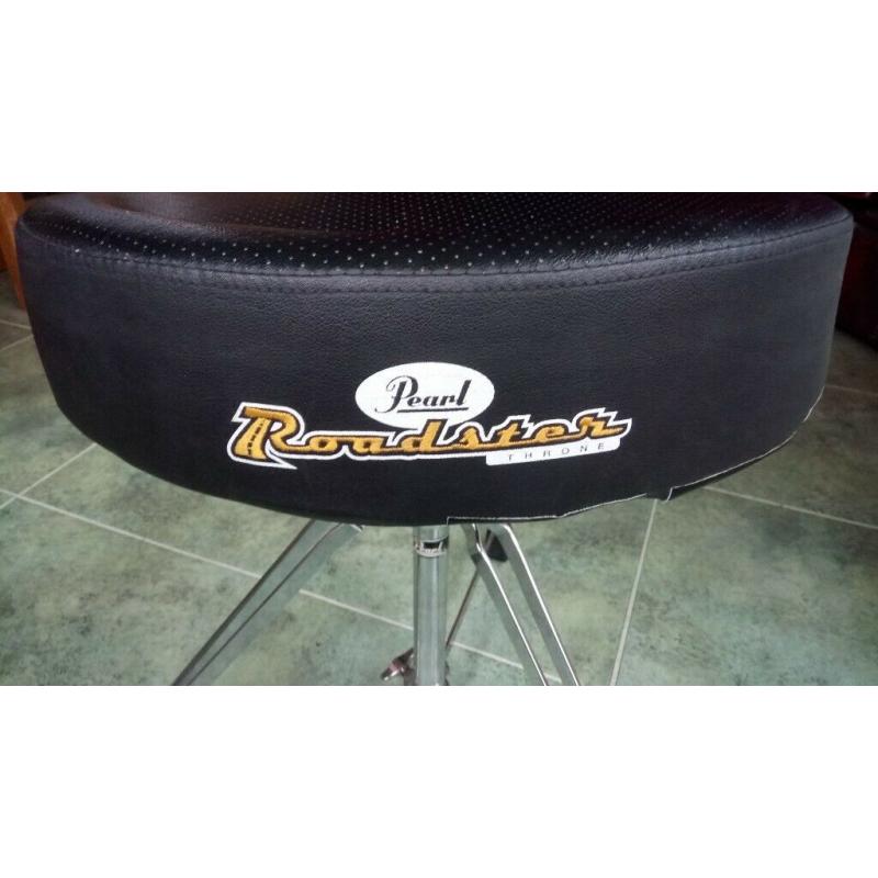 Pearl 'Roadster' saddle-style drum throne