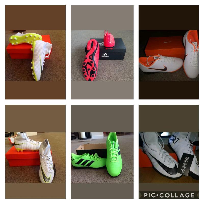 New, Kids football boots and Astro trainers