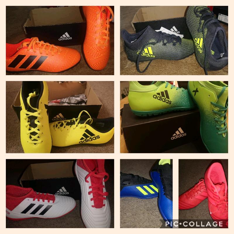 New, Kids football boots and Astro trainers